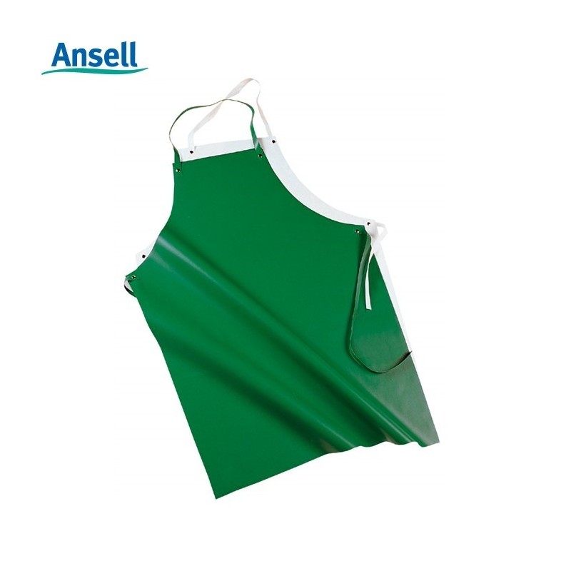 Delantal Ansell Pvc Verde