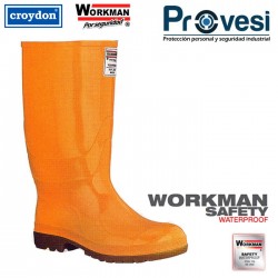 Bota Workman Safery Waterproof Amarilla C/P Tallas 35-46 Ref 2440026