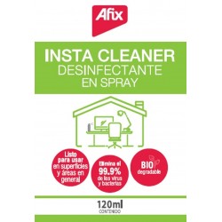 Desinfectante Insta Cleaner Afix Spray X 120 Ml Pegatex Artecola