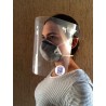 Careta Plastica Protección Facial Polipropileno Ultra Liviana