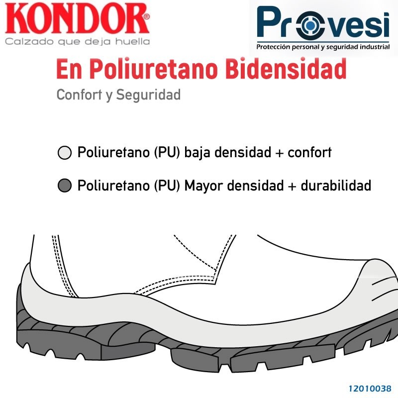 Bota Seguridad Unika Café - DotaKondor