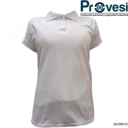 Camisa Polo Manga Corta Dama Polux Lafayette Cuello Hilo