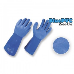 Guantes Semicorrugados - Uso Industrial - Color Azul - Blue Pvc Talla Unica 11980075