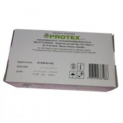 Guante examen ion-nitrilo talla m caja 100 und - Protex S.A.