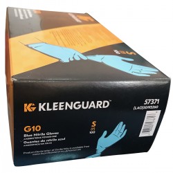 Guante Examen Nitrilo Kleenguard G10 Azul Caja x100 Unid