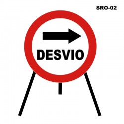 Senal DESVIO SRO-02  75 x75...