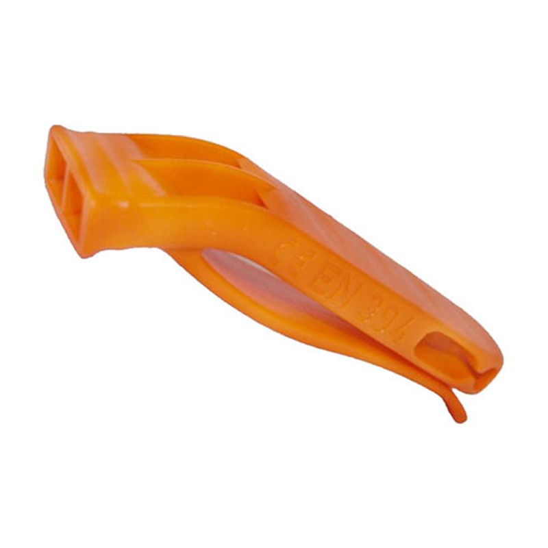 Pito / Silbato Plastico Naranja GEN Clip