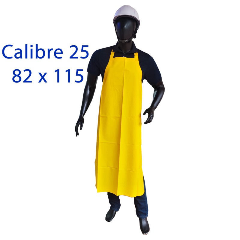 Delantal Impermeable Industrial Calibre 25 82X115