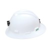 Casco MSA V-GARD Tipo Sombrero Blanco Con Porta Lampara (MInero) Suspension Fastrac Rachet