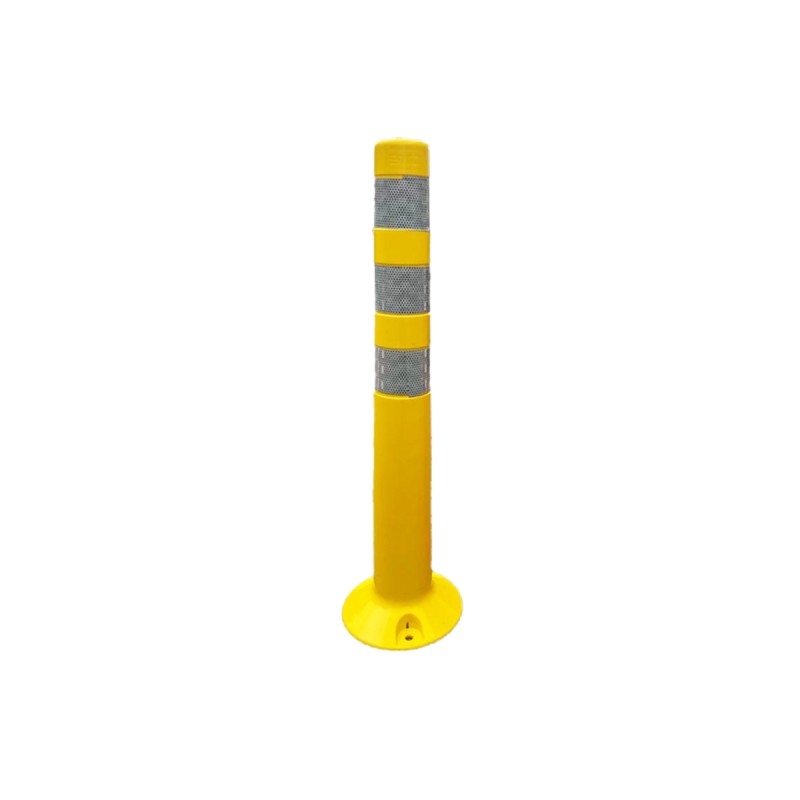 Hito Delineador Vial Flexible Amarillo TG con Tornillos