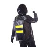 Impermeable Conjunto Motociclista Chaqueta Morralera Reflectivo Cal 16