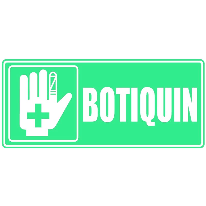 Señal Fotoluminiscente Botiquin 30x15